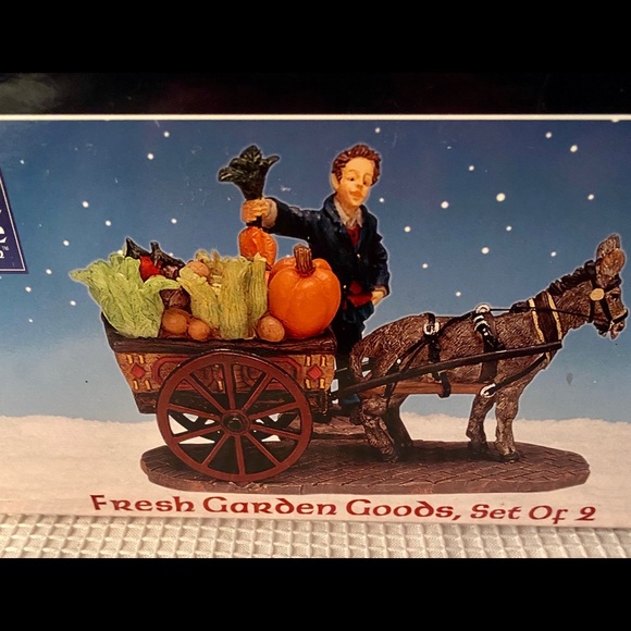 Carole Towne Lemax  “Fresh Garden Goods” - Picture 7 of 7